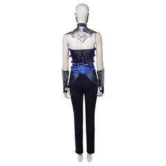 Cosplay Costume Kitana Mortal Kombat 2(2026) Film Cosplay Tenue Bleue Femme
