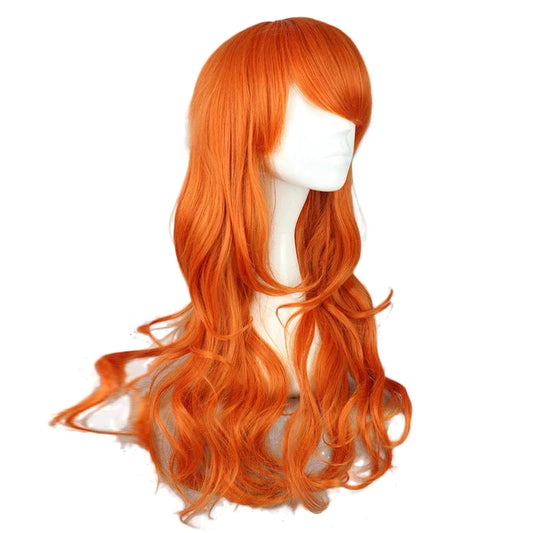 One Piece Nami Cosplay Perruque Orange