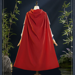 Where Winds Meet(2025) Hong Xian Wuxia Hanfu avec Cape Cosplay Costume