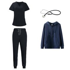 Cosplay Costume Robby Dr. Michael Robinavitch The Pitt 3(2026) TV Cosplay Tenue Bleue Médecin Homme