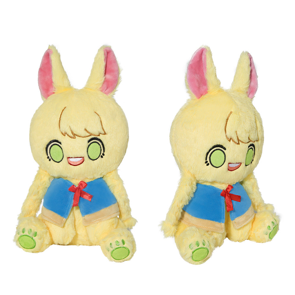 30CM Delicious in Dungeon Marsilla Lapin Assis Jouet Jaune en Peluche Design Original