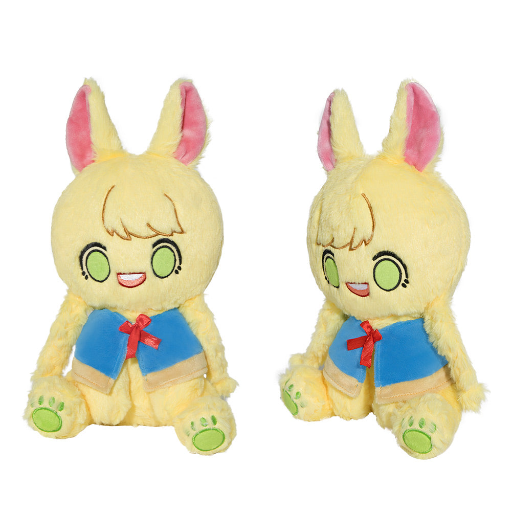 30CM Delicious in Dungeon Marsilla Lapin Assis Jouet Jaune en Peluche Design Original