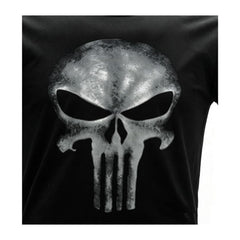 Cosplay Costume The Punisher Film Cosplay T-shirt Noir Adulte