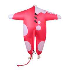 Cosplay Costume Blitz Hazbin Hotel TV Cosplay Combinaison Gonflable Rouge et Blanche Adulte