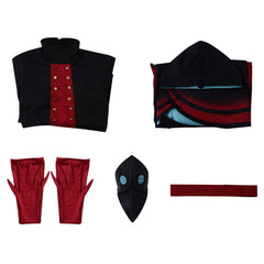 Cosplay Costume Doctor The Freak Circus Jeu Cosplay Tenue Noire Homme