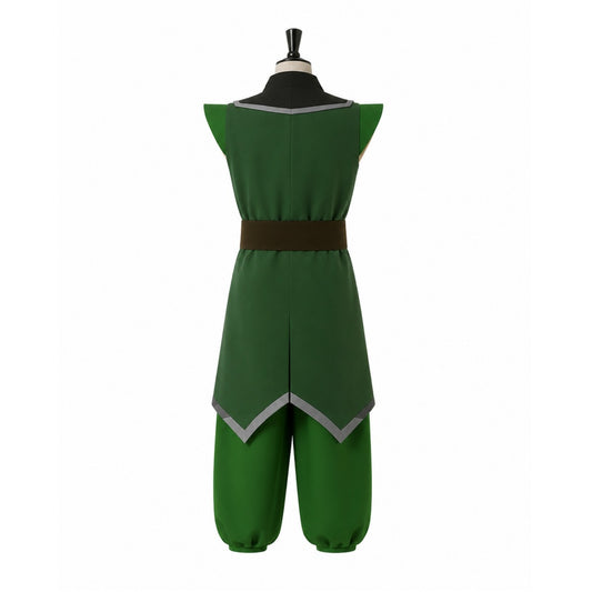 Cosplay Costume Toph Beifong Avatar Aang: The Last Airbender(2026) Film Tenue Verte Femme