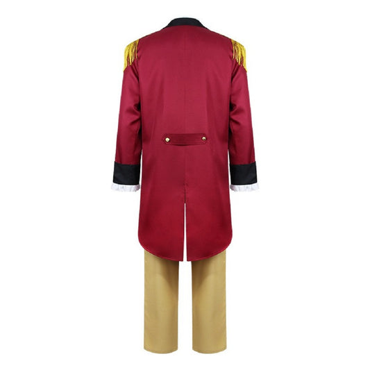 Cosplay Costume George Washington Tenue Président Rouge