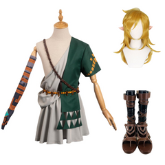 The Legend of Zelda: Tears of the Kingdom Link Vert Ensemble Cosplay Costume