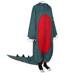 Gachiakuta Guita Tenue Grise et Rouge Cosplay Costume