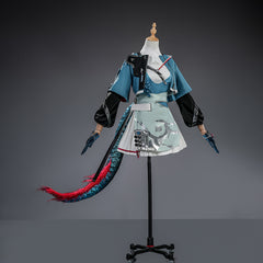 Arknights: Endfield(2026) Chen Qianyu Tenue Bleue Cosplay Costume
