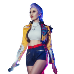KPop Demon Hunters(2025) Huntrix Rumi Cosplay Costume Ver.2