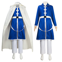 Frieren: Beyond Journey's End Himmel Tenue Bleue et Blanche Cosplay Costume