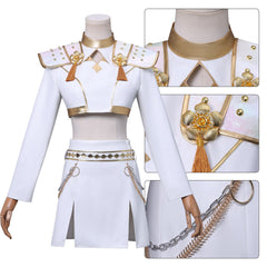 KPop Demon Hunters(2025) Huntrix Zoey What It Sounds Like Tenue Cosplay Costume Ver.2