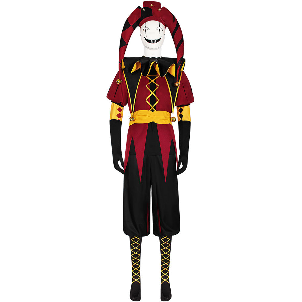The Freak Circus Harlequin Tenue Verte/Pierrot Tenue Rouge/Jester Tenue Violette Cosplay Costume