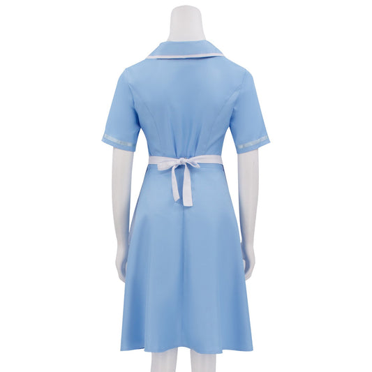 Waitress Jenne Robe Bleue Cosplay Costume