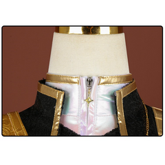 KPop Demon Hunters Huntrix Rumi Zoey Rumi Tenue Noire Cosplay Costume