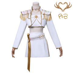 KPop Demon Hunters(2025) Huntrix Mira What It Sounds Like Tenue Cosplay Costume
