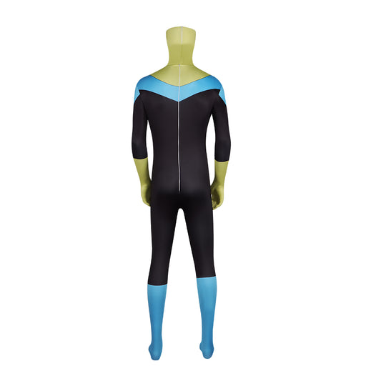 Invincible Saison 3(2025) Mark Grayson Tenue Jaune et Bleue Cosplay Costume Ver.2