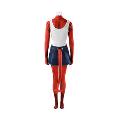 Cosplay Costume Malevola Dispatch Jeu Cosplay Combinaison Rouge Femme