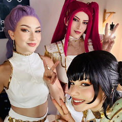 KPop Demon Hunters(2025) Huntrix Mira What It Sounds Like Tenue Cosplay Costume