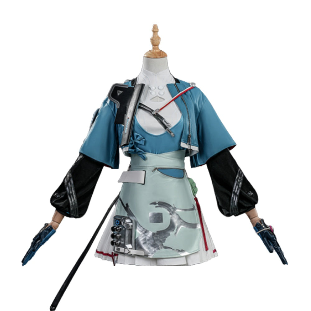 Arknights: Endfield(2026) Chen Qianyu Tenue Bleue Cosplay Costume
