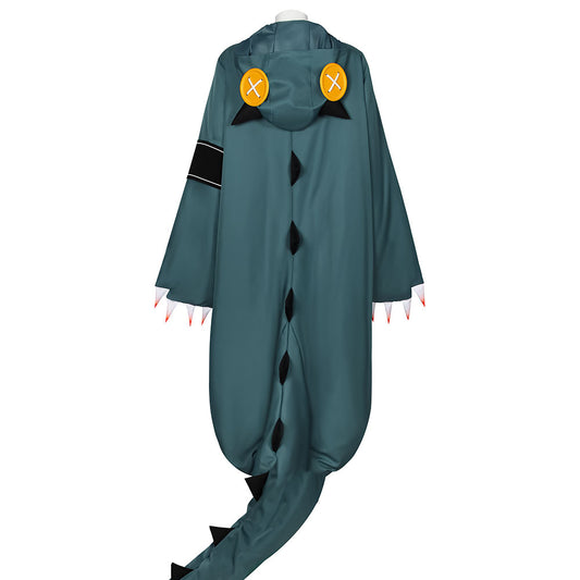 Gachiakuta Gita Tenue Grise et Rouge Cosplay Costume