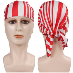 One Piece Buggy Chapeau Rayé Rouge Cosplay Accessoire