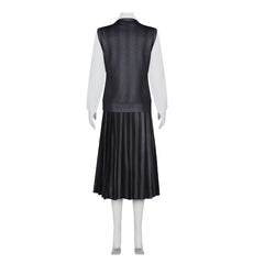 La Famille Addams 2(2025)Mercredi Uniforme Bleu/Noir Cosplay Costume