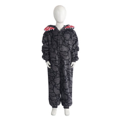 Adulte & Enfant Stranger Things S5(2025) Demogorgon Pyjama Combinaison Grise Cosplay Costume