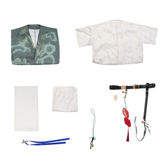 Where Winds Meet(2025) Chen Zixi Tenue Blanche Wuxia Hanfu Cosplay Costume