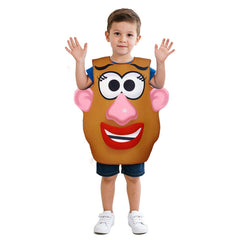 Adulte & Enfant Costume Monsieur Patate et Madame Patate Film Combinaison Marron