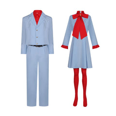 Adulte Die With A Smile Uniforme Bleu Cosplay Costume Ver.2
