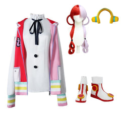 Adulte One Piece: Red Shanks Fille UTA Tenue Complete Cosplay Costume