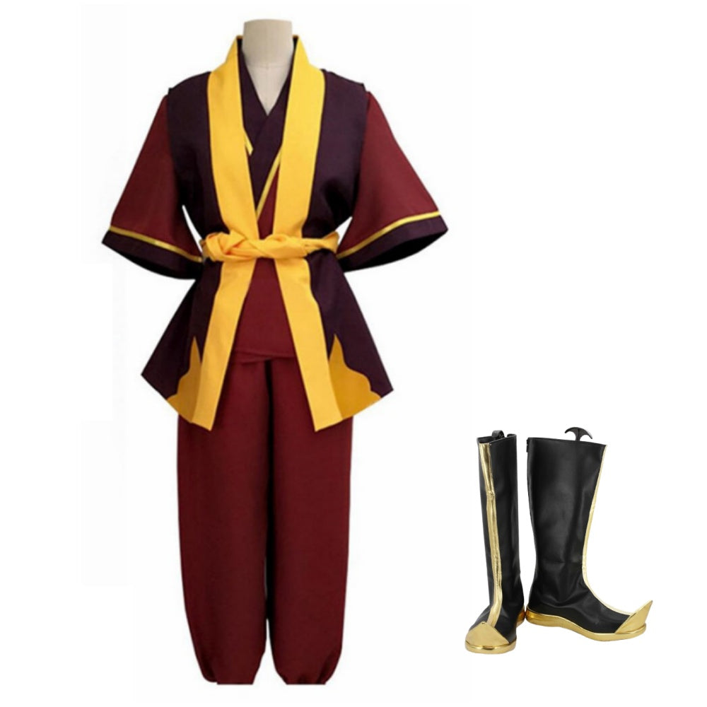 Avatar: The Last Airbender Zuko Halloween Carnaval Cosplay Costume de Style Court