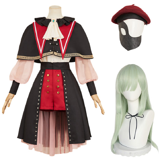 BanG Dream! Ave Mujica(2025) Wakaba Mutsumi Tenue Noire Cosplay Costume