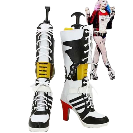 Batman Suicide Squad Harley Quinn Bottes Cosplay Chaussures
