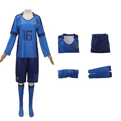 Cosplay Costume Yo Hiori/Sae Itoshi/ Alexis Ness/Hyoma Chigiri Blue Lock Anime Cosplay Maillot de Football Homme
