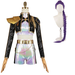 KPop Demon Hunters Huntrix Rumi Zoey Rumi Tenue Noire Cosplay Costume