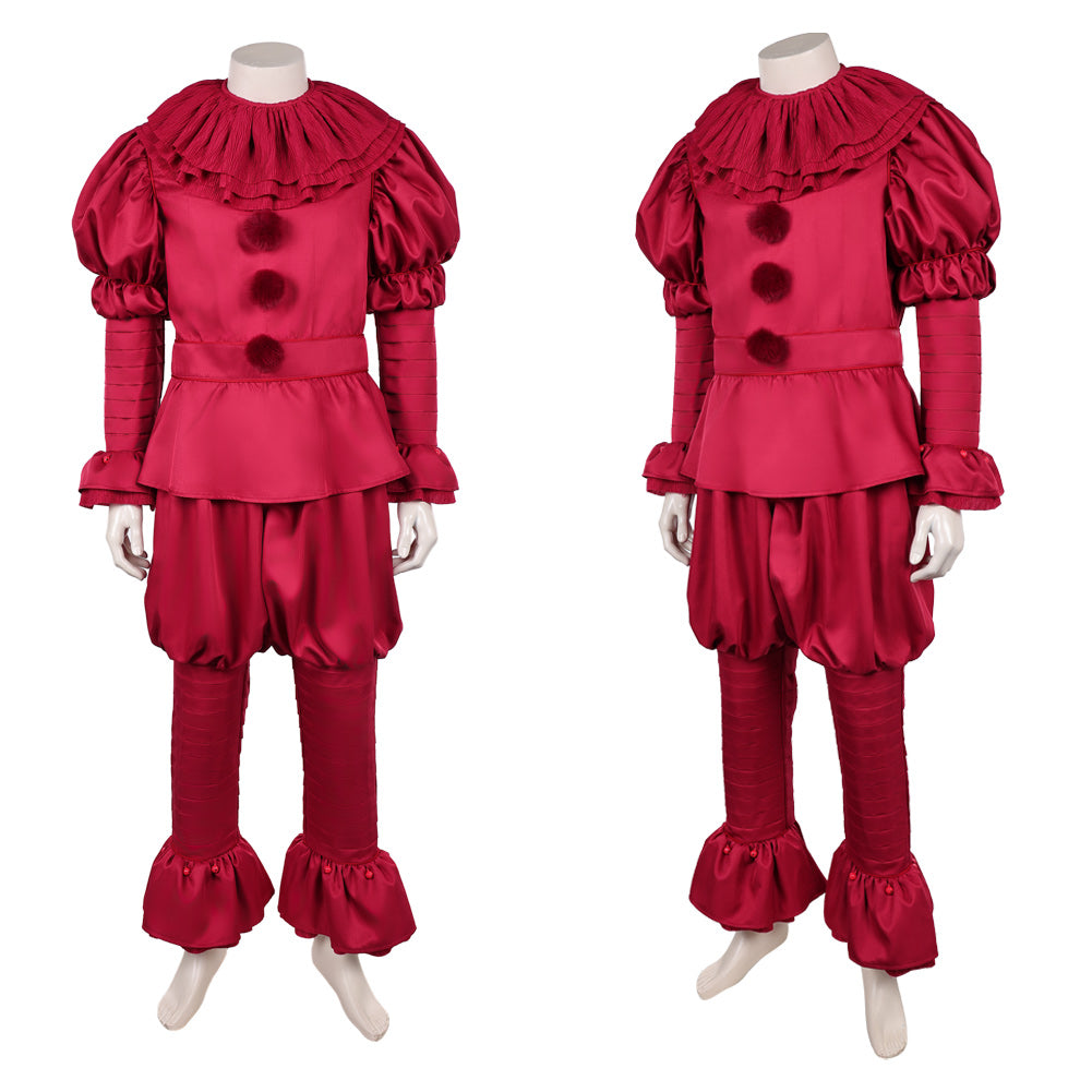 Ça: Bienvenue à Derry Pennywise Tenue Rouge Cosplay Costume