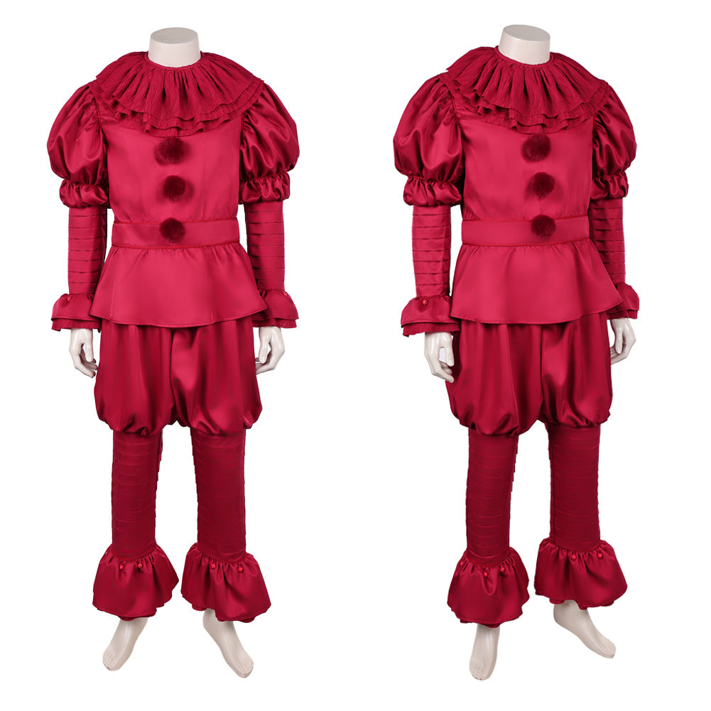 Ça: Bienvenue à Derry Pennywise Tenue Rouge Cosplay Costume