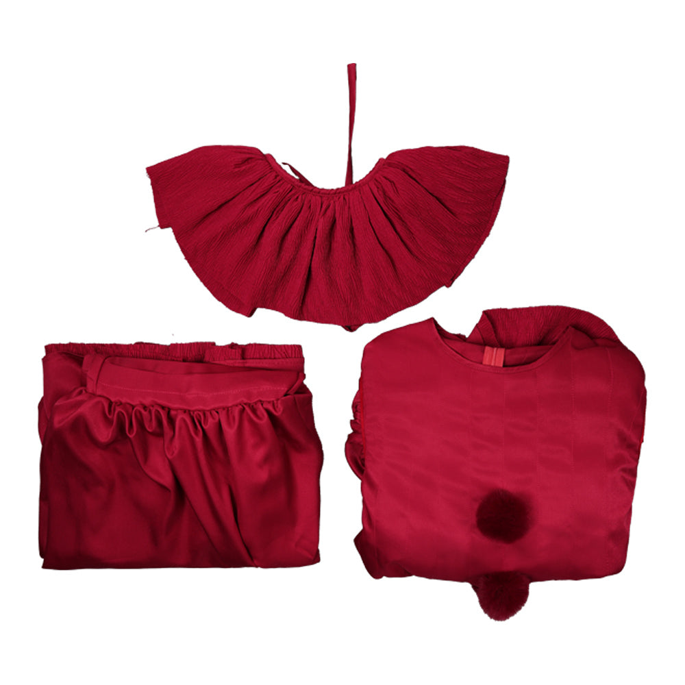 Ça: Bienvenue à Derry Pennywise Tenue Rouge Cosplay Costume