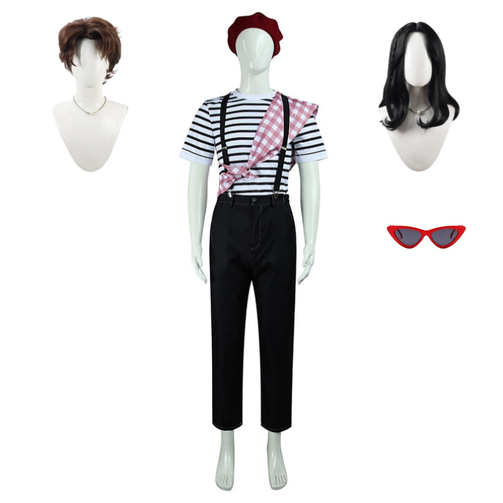 Clair Obscur: Expedition 33 Gustave/Lune Tenue Noire Cosplay Costume Perruque-6b71-41f7-afa1-8d513bcbcf7e