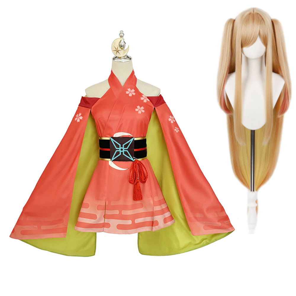 Cosmic Princess Kaguya(2026) Kaguya Robe Orange Cosplay Costume