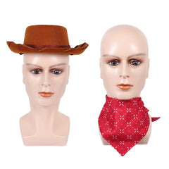 Cosplay Accessories Woody Film Cosplay Chapeau et Foulard Homme