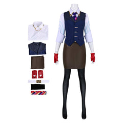 Cosplay Costume Chamber Valorant Jeu Cosplay Tenue Bleue Femme