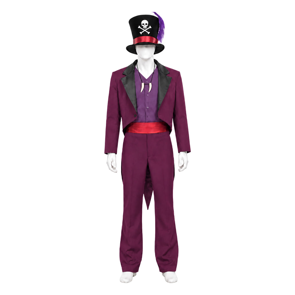 Cosplay Costume Dr. Facilier The Princess and the Frog(2009) Film Cosplay Tenue Violette Homme