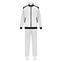 Cosplay Costume Haymitch Abernathy The Hunger Games: Sunrise on the Reaping(2026) Film Cosplay Tenue Blanche Homme