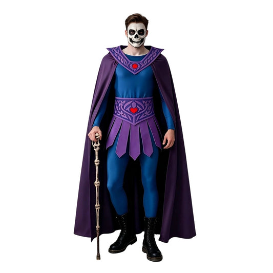 Cosplay Costume He-Man Les Maîtres de l'Univers(2026) Film Cosplay Combinaison Violette Homme