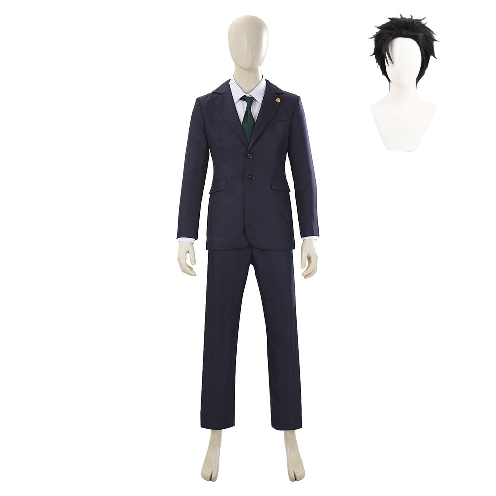 Cosplay Costume Hiromi Higuruma Anime Cosplay Tenue Noire Homme Perruque