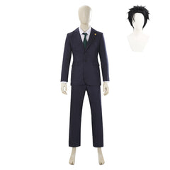 Cosplay Costume Hiromi Higuruma Anime Cosplay Tenue Noire Homme Perruque